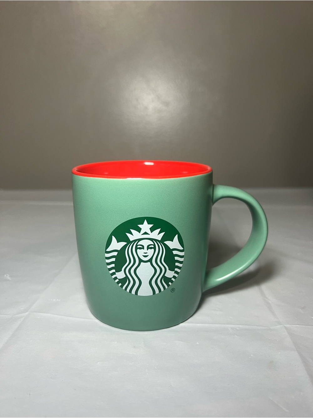 Starbucks 2025 Holiday Green Ceramic Coffee Mug 11 oz